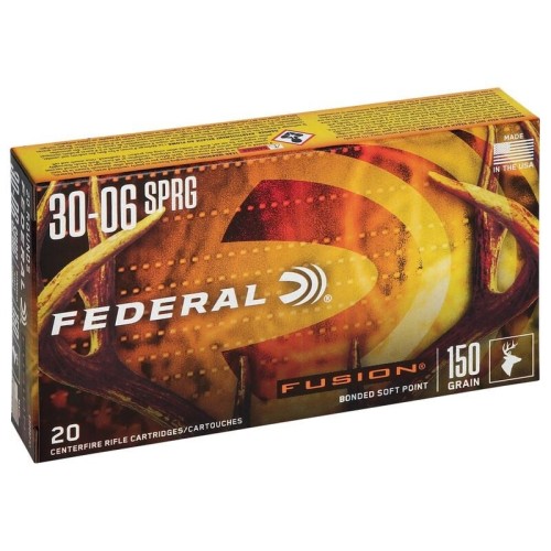 Federal Fusion 30-06Sprg 150gr Ammunition