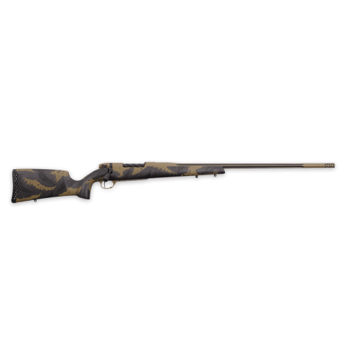 Weatherby Mark V Apex 7PRC Coyote Tan Cerakote / Graphite Black - 28'' Fluted Barrel