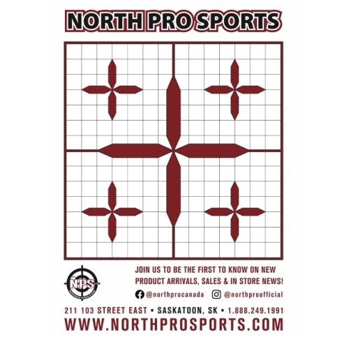 North Pro Sports Rifle Targets - 10 Pack