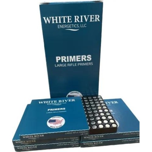 White River Energetics Large Rifle Primers - 100/Pack