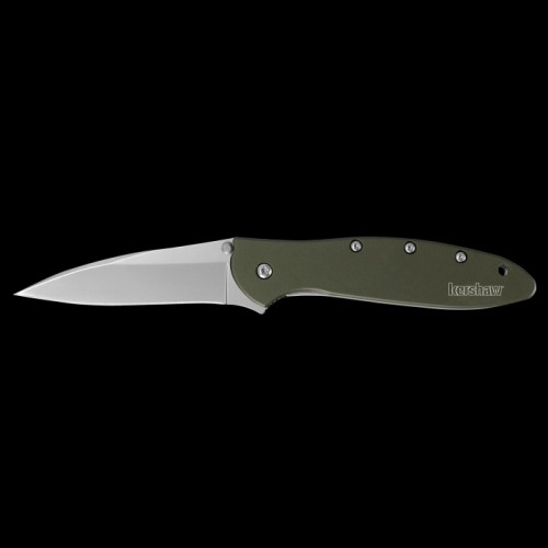 Kershaw LEEK 3" Blade Knive - Olive