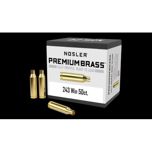 Nosler 243Win Premium Brass - 50Ct
