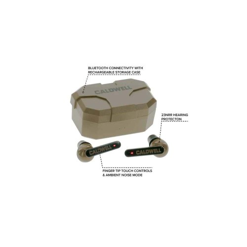 Caldwell E-Max Shadows Bluetooth Electronic Hearing Protection - FDE