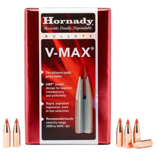 Hornady 22Cal .224 35gr V-MAX Bullets - 100Ct