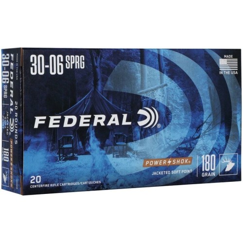 Federal Power-Shok 30-06sprg 180gr Ammunition