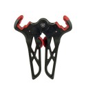 Truglo Bow Jack Mini-Wide Folding Bow Stand - Black / Red
