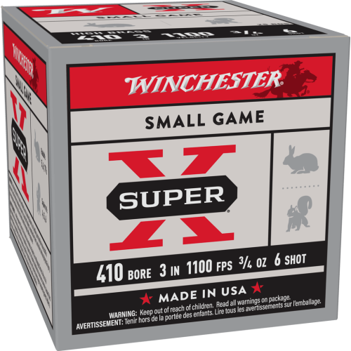 Winchester Super-X 410ga 3" #6 Ammuntion