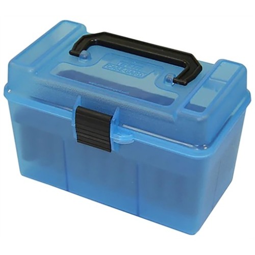 MTM Deluxe 50rd Ammo Box w/Handle 7mmRemMag - 300WinMag