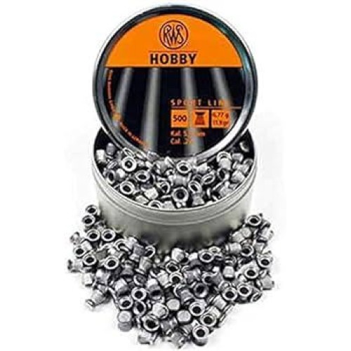 RWS Hobby .177 Pellets - Clam Pack - Tin of 500