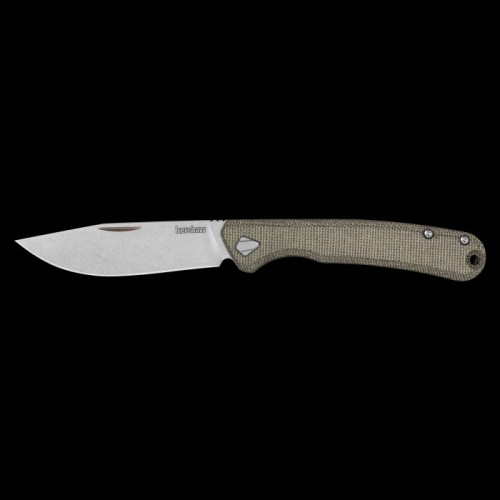 Kershaw Federalist 3.25" Knife - Green Micarta Handle