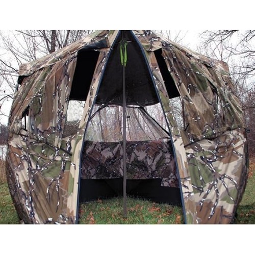 HME Ground Blind Suppport Pole - Height Adjusts 49" to 92''