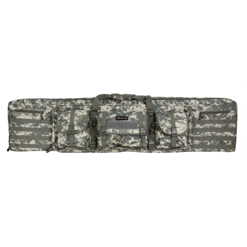 GPS Outdoors 55" Double Rifle Case - Gray Digital Camo