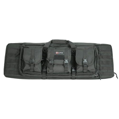 GPS Outdoors 36" Double Rifle Case - Black