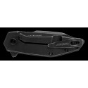 Kershaw Gravel 2.5" Serrated - Black Oxide BlackWash