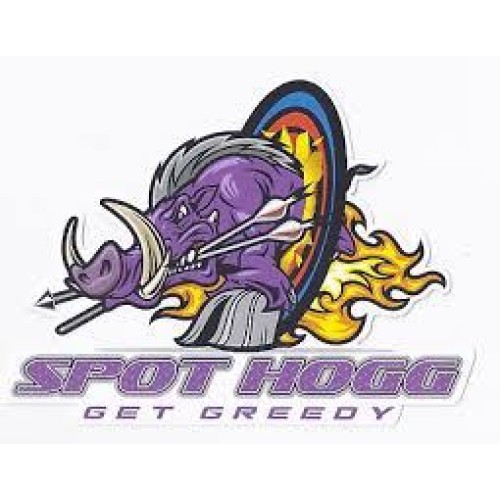 Spot Hogg Get Greedy Sticker - 4.5" x 3.5"