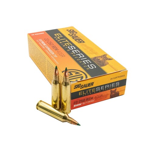 Sig Sauer Elite Series Varmint & Predator 22-250Rem 40gr Ammunition