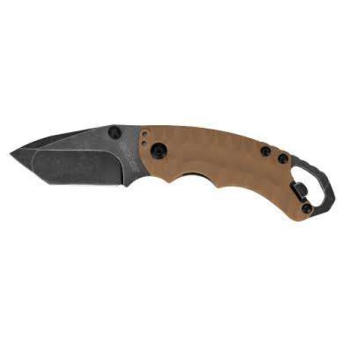 Kershaw SHUFFLE II Tan 2.6" Knife - Glass Filled Nylon Handle