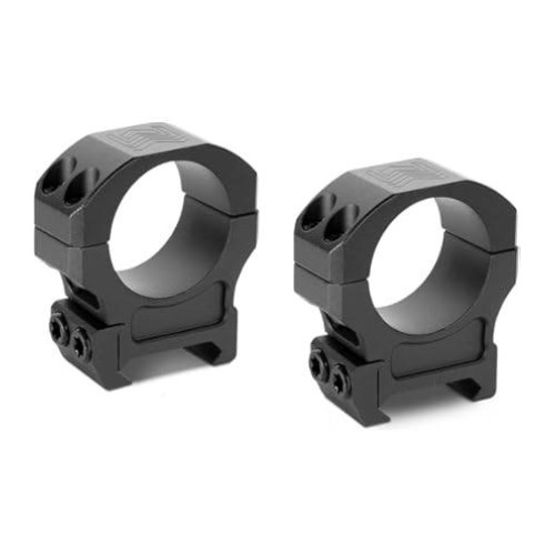Warne Maxima Tikka Black Steel Scope Rings - 30mm - Medium