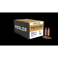 Nosler Partition 25Cal 115gr Spitzer Bullets - 50Ct