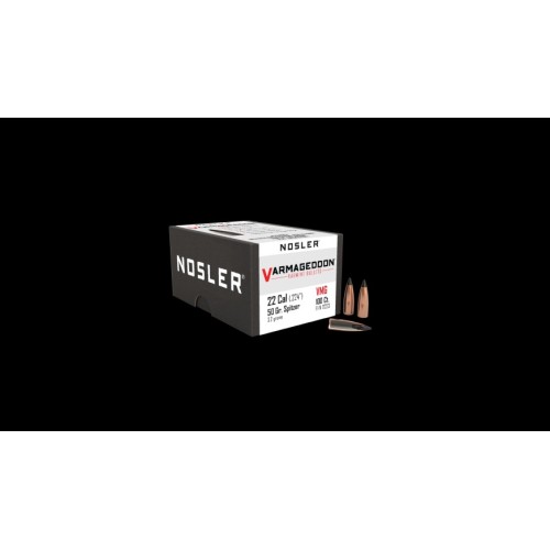 Nosler 22Cal 50gr Varmageddon Tipped Bullets - 100Ct Nosler 22Cal 50gr Varmageddon Tipped Bullets - 100Ct