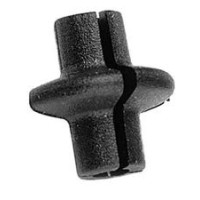 Pine Ridge Slotted Kisser Button - Black