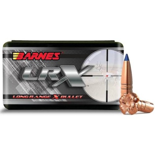 Barnes LRX (Long-Range X) .270 Caliber 129 Grain Boat-Tail Bullets - 50Ct Barnes LRX (Long-Range X) .270 Caliber 129 Grain Boat-Tail Bullets - 50Ct