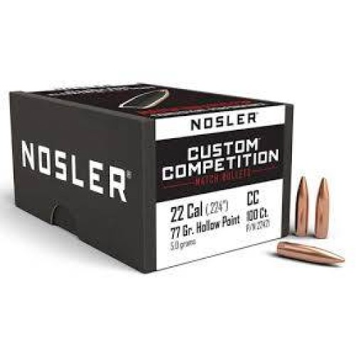 Nosler Varmageddon 22Cal 62gr FBHP Bullets - 100Ct