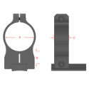 Warne V421M Vapor Rings - 1" Medium Warne V421M Vapor Rings - 1" Medium