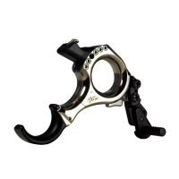 Tru Ball Abyss Flex 3 or 4 Finger Release - Silver - Medium
