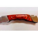 Bell Stainless Steel Fixed Blade 5" Knife - Wood Handle