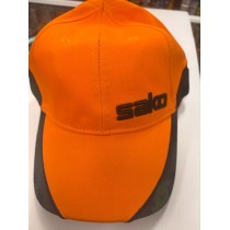 Sako Blaze Orange Cap - Camo Rim Sako Blaze Orange Cap - Camo Rim