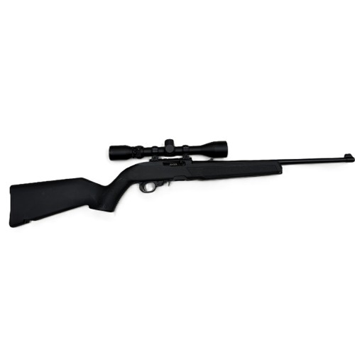 Ruger *New Model* 10/22 Synthetic 22LR - w/3-9x40 Riflescope & Rings Ruger *New Model* 10/22 Synthetic 22LR - w/3-9x40 Riflescope & Rings