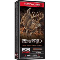 Winchester Ballistic Silvertip 6.8Wstrn 170gr Ammunition Winchester Ballistic Silvertip 6.8Wstrn 170gr Ammunition