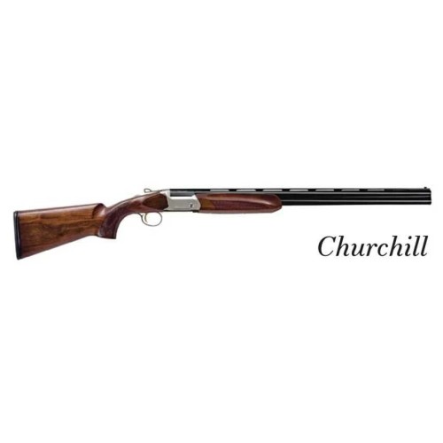 Churchill 820 Silver 20ga 3" Over/Under Shotgun - Silver Receiver - 26" Barrel Churchill 820 Silver 20ga 3" Over/Under Shotgun - Silver Receiver - 26" Barrel