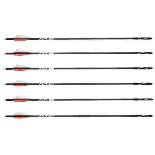Axe Crossbow 17.5" Bolts Black/Red/White - 6PK Axe Crossbow 17.5" Bolts Black/Red/White - 6PK