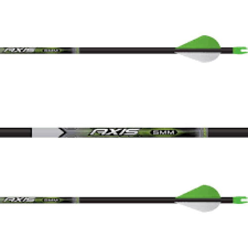 Easton Axis 5mm 400Spine Fletched Arrows - DOZEN Easton Axis 5mm 400Spine Fletched Arrows - DOZEN