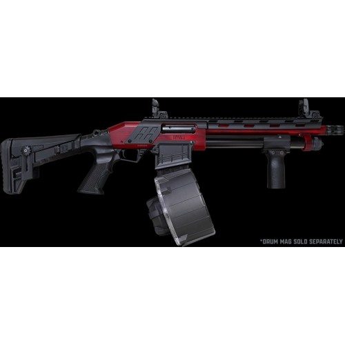 Canuck Recon 3 12ga Pump Action Shotgun Distressed Red Cerakote - 12" Barrel