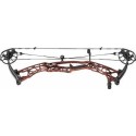 Hoyt Alpha AX-3 33 RH 60# Compound Bow - Georgia Clay/Black