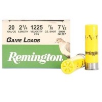 Remington Game Load 20ga 2 3/4" Lead Ammunition - #7 1/2