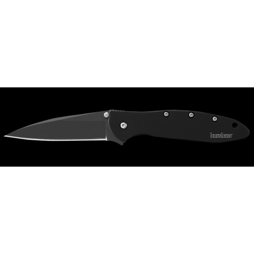 Kershaw Leek Folder Knife - Black - Cerakote Blade Finish