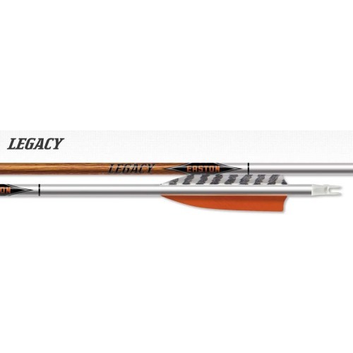 Easton Carbon Legacy 700Spine Hand-Feather Fletched Arrows - 6PK