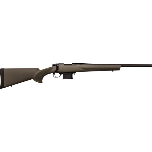 HOWA M1500 Mini-Action Stainless HTI OD Green Stock - 223Rem - 22" Barrel