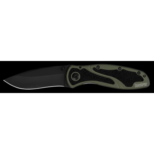 Kershaw BLUR Olive/Black 3.4" Folding Knife