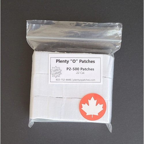 Plenty "O" Patches P2-500 Square Cleaning Patches - 500PK