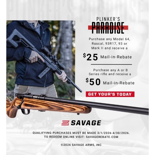 Savage Plinksters Paradise - $25USD & $50USD REBATES