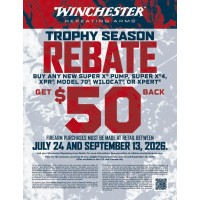 $50 Winchester Trophy Season Manufacturer REBATE