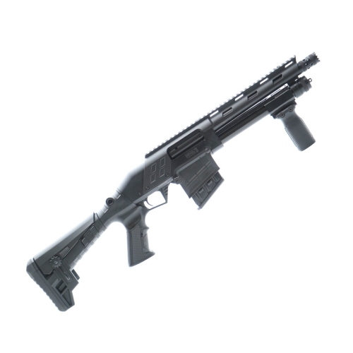 Canuck Recon 3 12ga Compact Pump Action Shotgun - Black - 9" Barrel