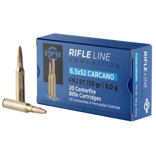 Prvi Partizan (PPU) 6.5x52 Carcano 139gr FMJ Ammunition Prvi Partizan (PPU) 6.5x52 Carcano 139gr FMJ Ammunition