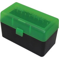 MTM Rifle Ammo Box - 50Rd - Green/Black