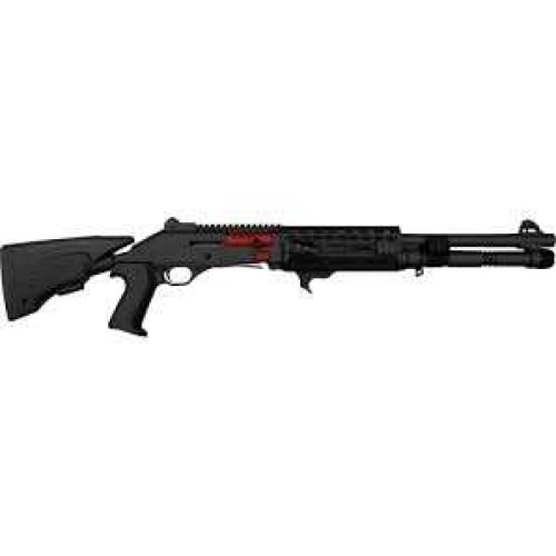 Canuck Elite TacOp Semi-Auto Black/Ruby Red 12ga Shotgun - 18.6" Barrel Canuck Elite TacOp Semi-Auto Black/Ruby Red 12ga Shotgun - 18.6" Barrel